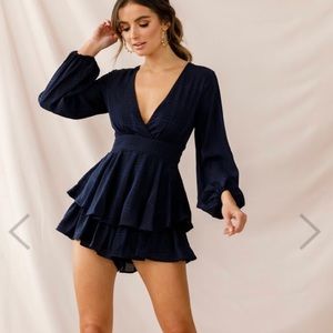 Selfie Leslie Maddox Fit & Flare Romper